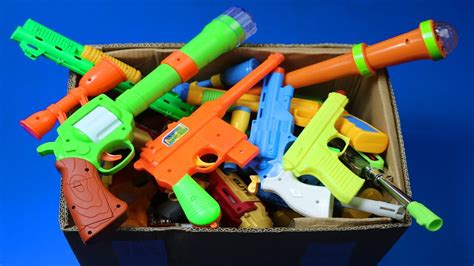 Box Full Of Toys My Massive Gun Toys Arsenal Real Fake Nerf Guns
