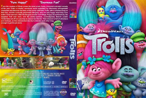 Trolls Dvd Cover 2016 R1 Custom