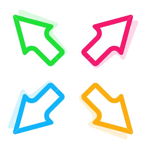 Colorful Arrows Royalty Free Stock Image Storyblocks