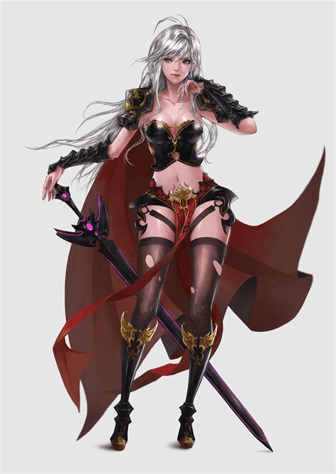 Dnf Dungeon Fighter Online Yum Woman Warrior Pixiv Painter Armour