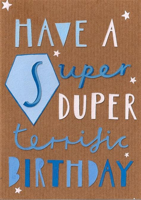 Happy Birthday Card For Male
