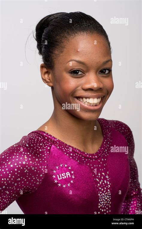 Female Gold Medal Winner Gymnast Gabby Douglas Took All Around Individual Gold And Team Gold