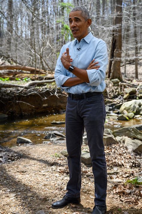 Barack Obama Hit The Trails In Rustic Business Casual Gq