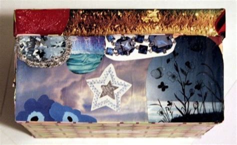 Collage Art Idea Box · A Decoupage Box · Collage On Cut Out Keep