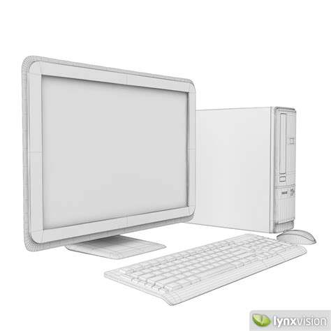 Hp Pavilion Slimline Desktop Computer 3d Model Cgtrader