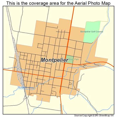Aerial Photography Map Of Montpelier Id Idaho