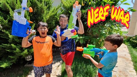 Nerf Gun Game Nerf Water War Super Soaker Edition Youtube