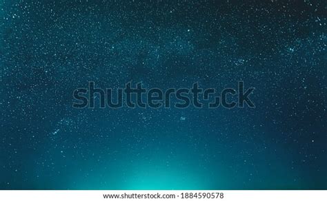 Night Sky Glowing Stars Background Backdrop Stock Photo 1884590578