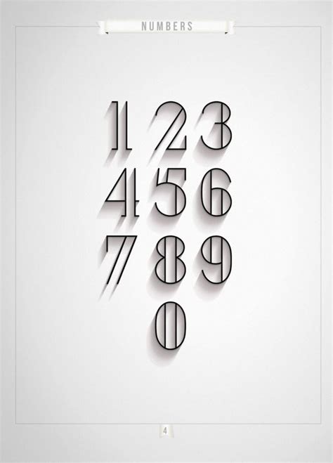The 25 Best Number Fonts Ideas On Pinterest Number Tattoo Fonts