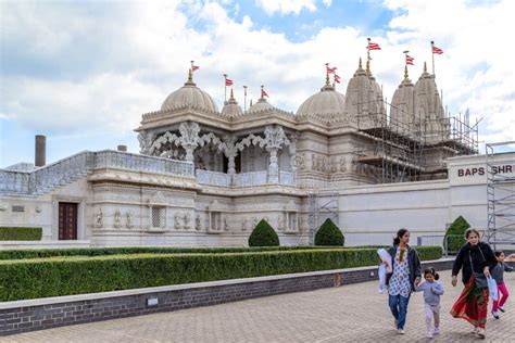 Shri Swaminarayan Mandir London Uk Editorial Photography Image Of