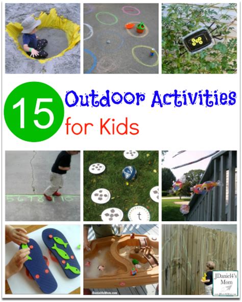 Outdoor Activities And Learning Games For Kids