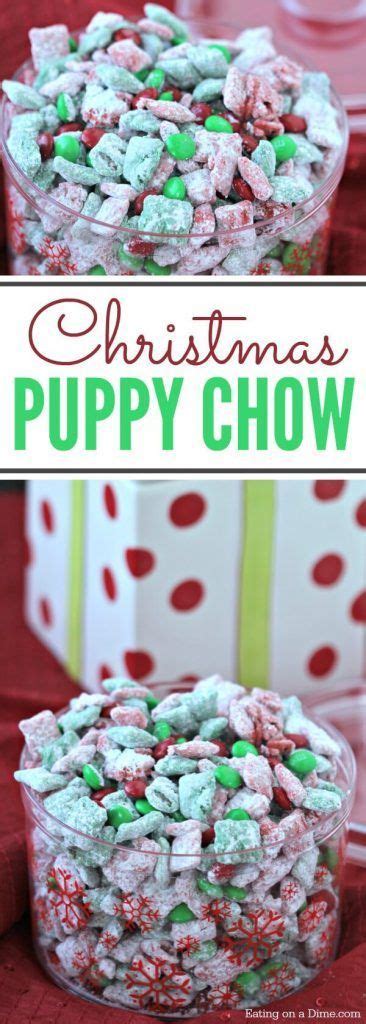 These christmas muddy buddies went down very well at my husband's office. Christmas Puppy Chow | Recipe | Puppy chow recipes, Chex mix, Chex mix recipes