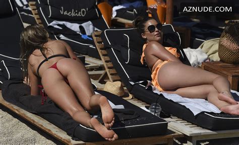 Olympia Valance Wearing Sexy Bikini With Friend Camilla Ratliff On