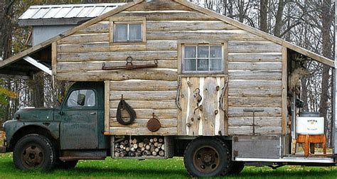 Truck Camper Or Mobile Log Cabin