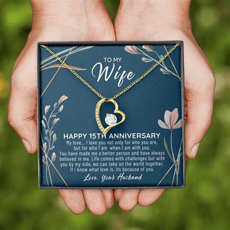 15th Anniversary Gift For Wife 15 Year Anniversary Gifts Etsy