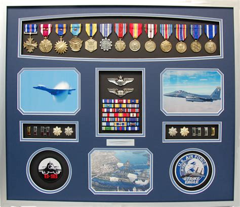 Us Air Force Fighter Pilot Shadow Box Display