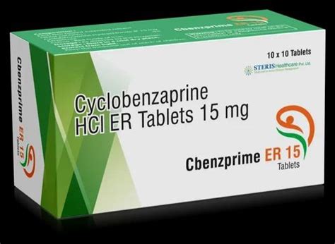 Cyclobenzaprine Hci Er Tablets Steris Treatment Pain Relief At Rs