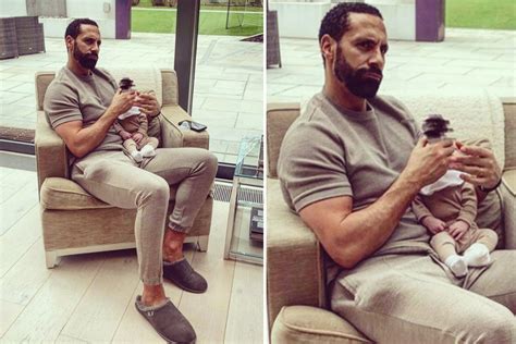 Rio Ferdinand And His Son Cree Wear Matching Tracksuits As He Shares