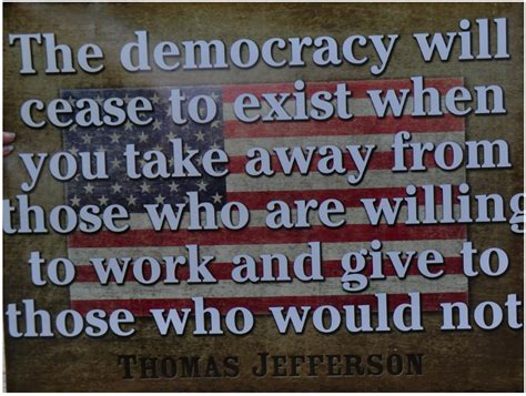 Thomas Jefferson Quotes On Democracy Quotesgram