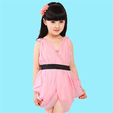 Buy Girls Summer Dress Chiffon Clothes Casual Kids