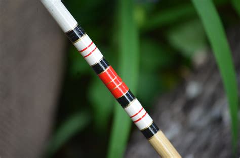 Archery Arrows Traditional Wood Arrows With White Dip And Red Etsy
