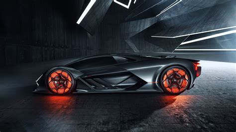 2560x1440 Lamborghini Terzo Millennio 2019 Side View Car 1440p