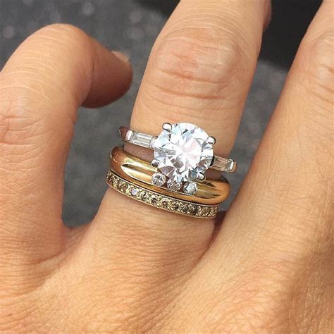 The Most Beautiful Wedding Ring Stack Inspiration From Pinterest