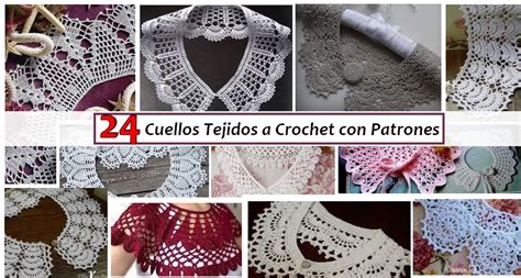 24 Cuellos Tejidos A Crochet Con Patrones ⋆ Manualidades Diy