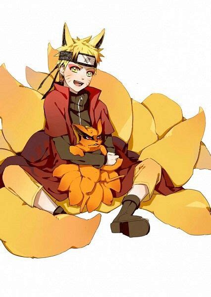 Uzumaki Naruto Fox Sage Mode Nine Tails Kyuubi Kurama Cute