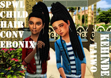 Lana Cc Finds Spwl Cf Ebonix Baby Tyla Hair Sims 4 Toddler Sims 4