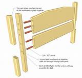 Bed Frame And Headboard Plans Images
