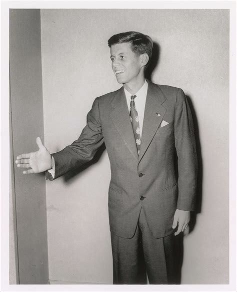 John F Kennedy 1946 Official Congressional Campaign Portrait Photograph