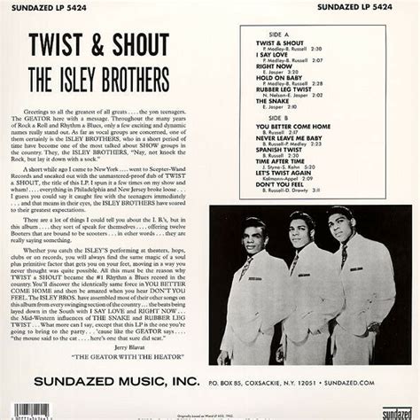 the isley brothers ‎ twist and shout lp vinyl album record new stereo reissue ebay