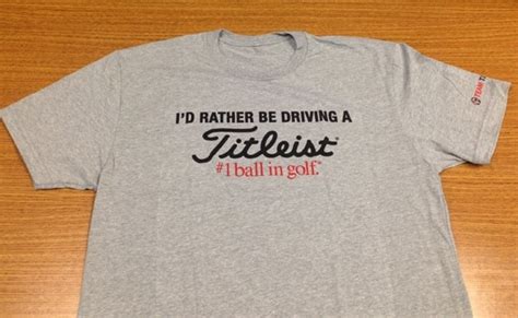New Limited Edition Team Titleist T Shirt Id Rather Be Driving A