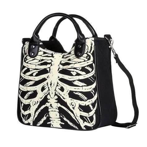 Vbiger Skeleton Bones Skulls Bags Rock Designer Female Casual Totes