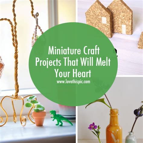 Being with you is something i'll never be tired of. Miniature Craft Projects That Will Melt Your Heart