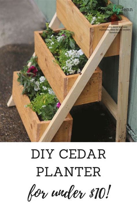 It is my own design. Raised Pallet Planter Box • 1001 Pallets in 2020 | Cedar ...