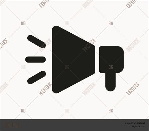 Announcement Speaker Vector And Photo Free Trial Bigstock