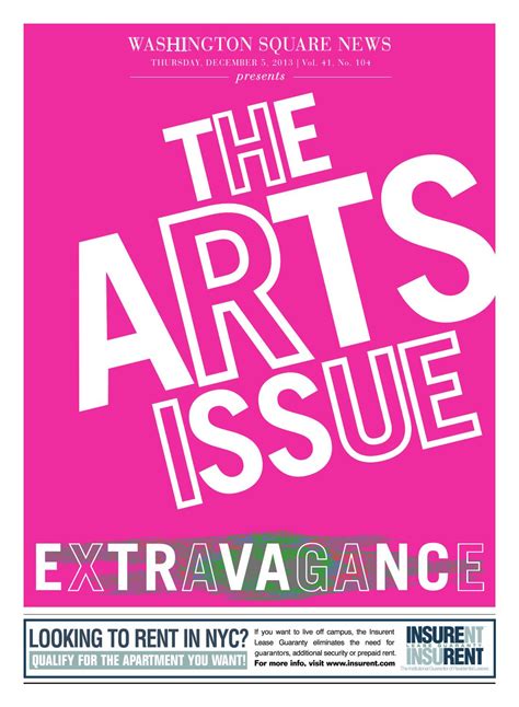 the arts issue by washington square news issuu