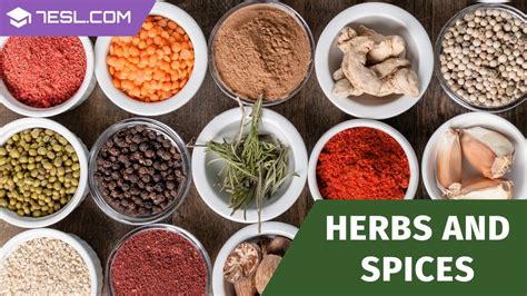 Herbs And Spices A1 Listening Practice 7esl Membership