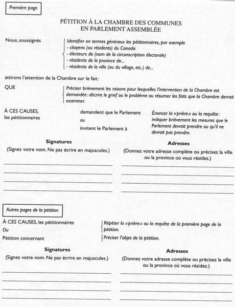 Petition Contre Voisinage - Faire Une Feuille D Emargement ...
