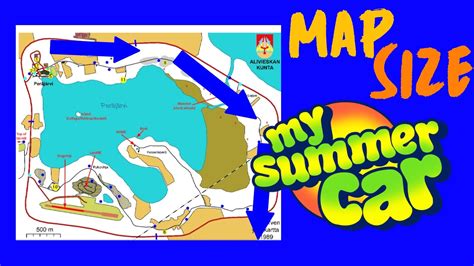 My Summer Car Walk Across The Map How Big Is The Map