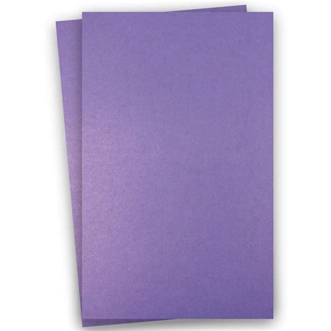 Shine Violet Satin Shimmer Metallic Card Stock Paper 11x17 Ledger Size