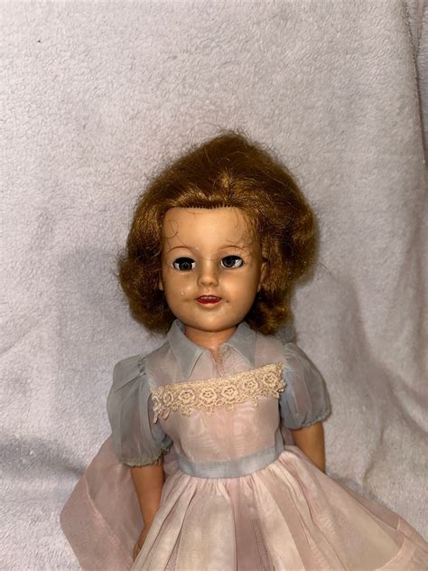 Vintage 1950s Shirley Temple 17 Inch Doll St 17 Ideal Etsy