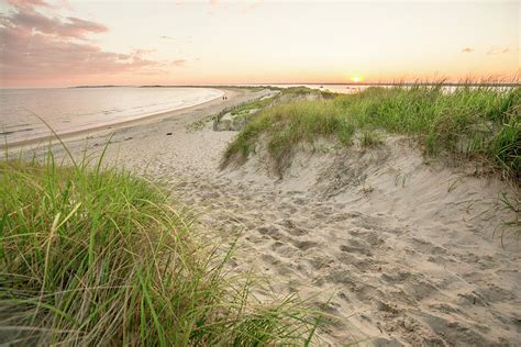 Beach With Sand Dunes At Sunset Photograph By Matt Andrew Fine Art