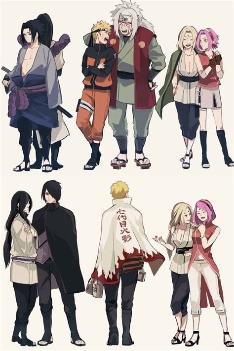Team 7 And Their Senseis The 3 Sannins ♥♥♥ Sasuke And Orochimaru