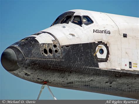 Nasa Space Shuttle Atlantis Orbiter Ov 104 The Nose Of A Flickr