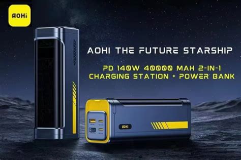Aohi Starship Pd The Ultimate Power Bank With Mah Capacity Chargerlab