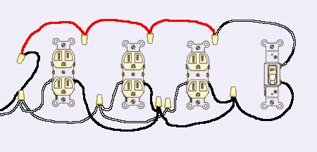 Multiple outlet in parallel wiring diagram : wiring - How do I wire a switched outlet with the switch downstream? - Home Improvement Stack ...