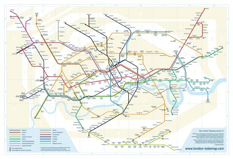 Circle Line London Underground Map